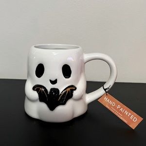 Ghost Holding Bat Mug